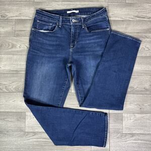 Levi's Stretch Mid Rise Skinny Denim Jeans Medium Wash sz 10